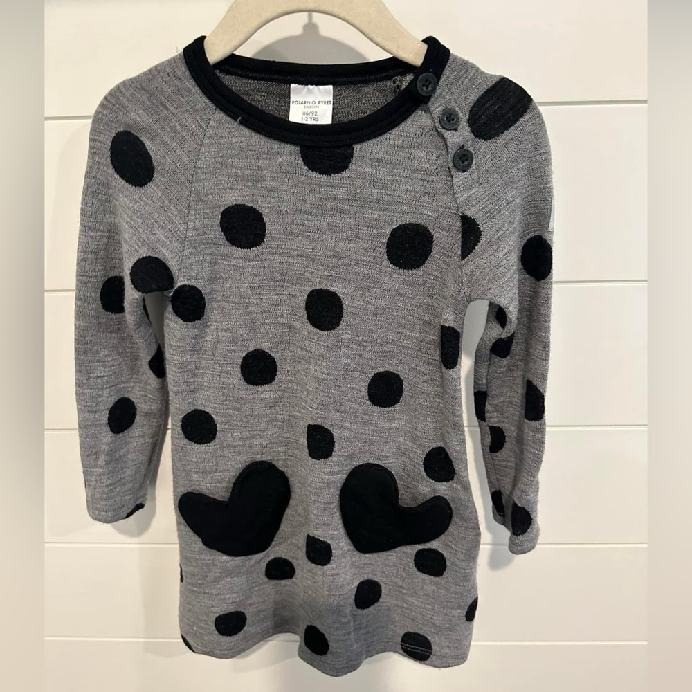 Polarn o Pryet merino wool dress w/ matching tights
